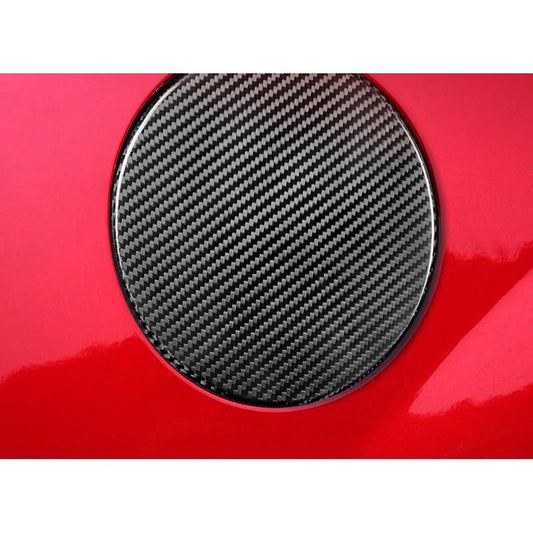 Real Carbon Fiber Fuel Door Cover for American Cars