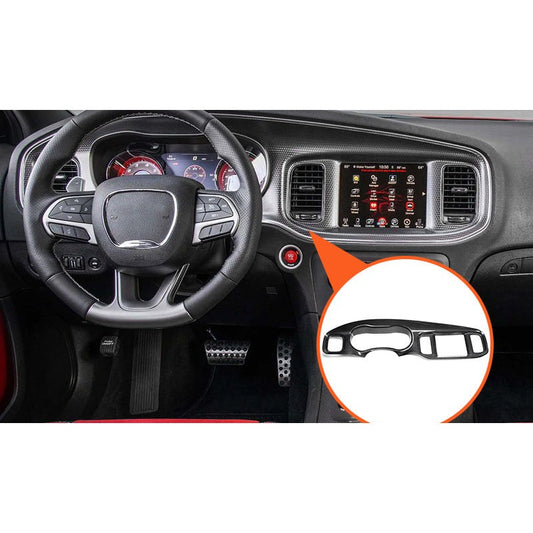 Real Carbon Fiber Center Console Trim for Dodge Durango
