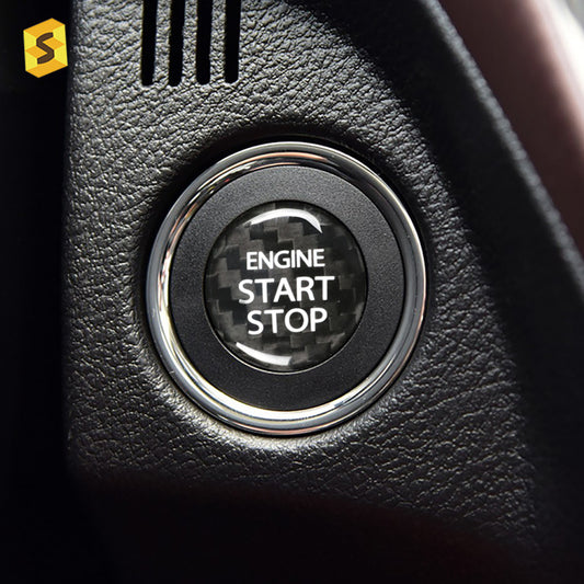 Carbon Fiber Push-Start Button Trim for Suzuki Vitara / Alivio / Kizashi