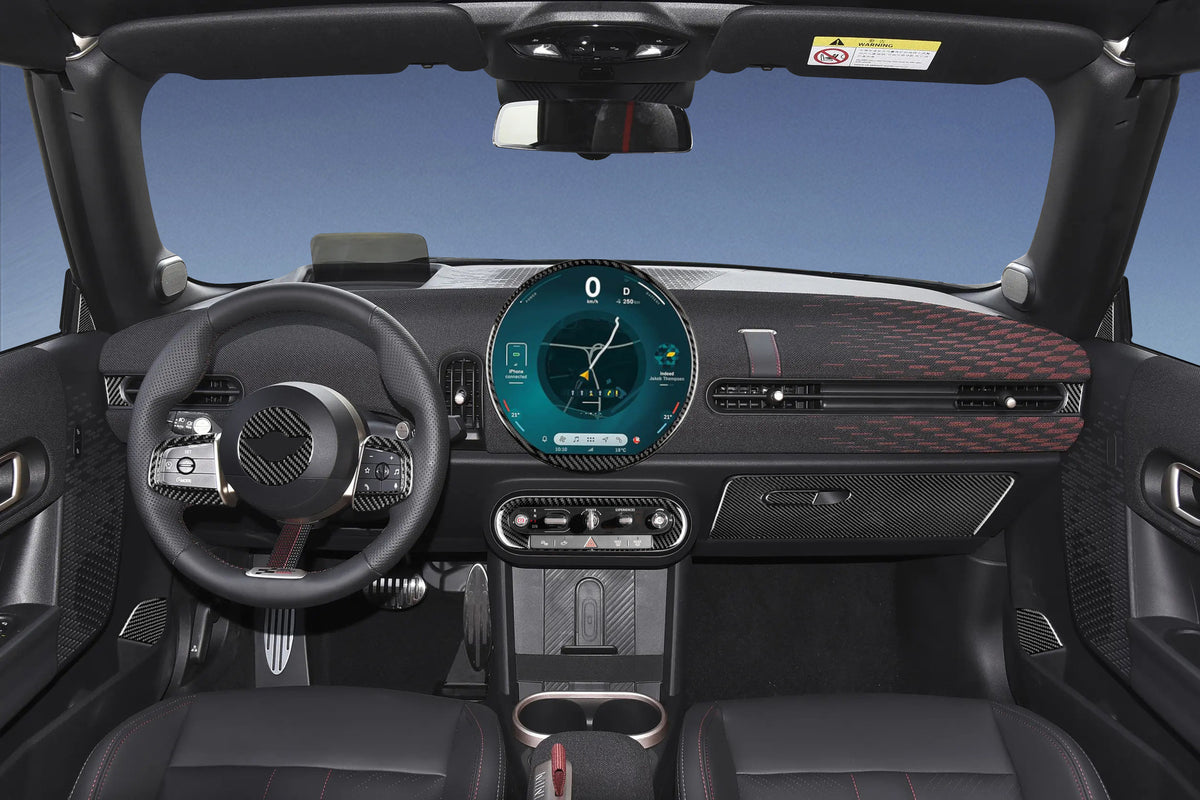 Epoxy Resin Carbon Fiber Interior Trim Kit for MINI