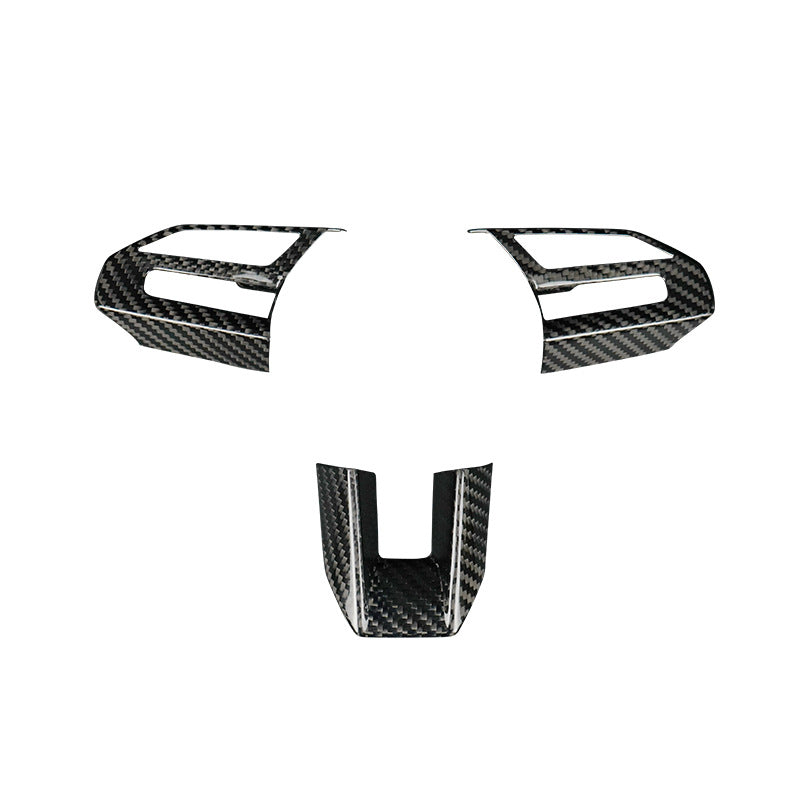 Real Carbon Fiber Steering Wheel Button Frame Trim for Xiaomi SU7