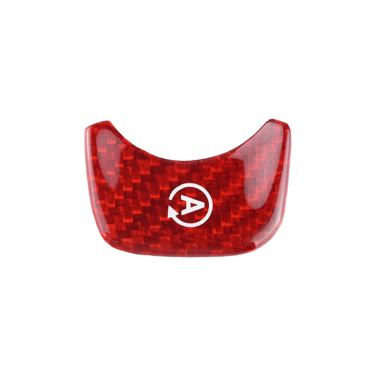 Carbon Fiber Auto Start-Stop Button Trim for Mercedes-Benz GLE / GLS