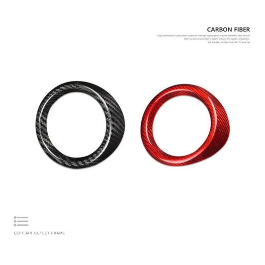 Real Carbon Fiber Air Vent Frame Trim for Chevrolet Camaro