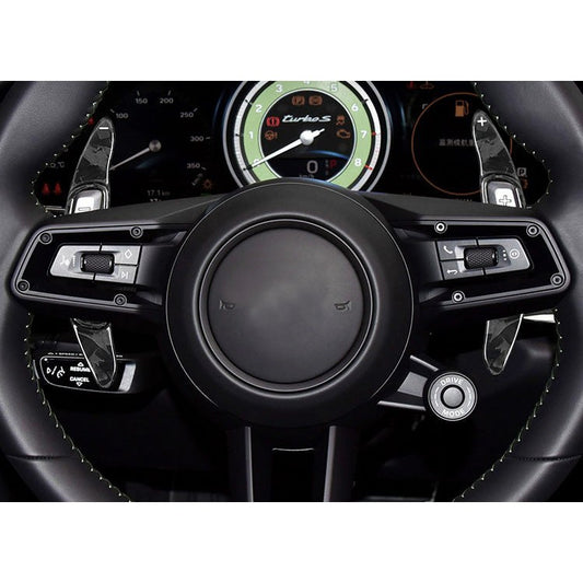 Forged Carbon Gear Shift Trim Cover for Porsche Panamera (alternate view 2)