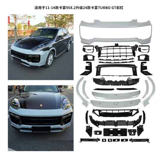 Facelift-Style Front Bumper Conversion Kit for Porsche Cayenne 958.2 (2015 - 2018)