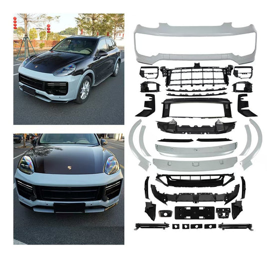 Facelift Front Bumper Kit for Porsche Cayenne 958.2 (alternate view 2)