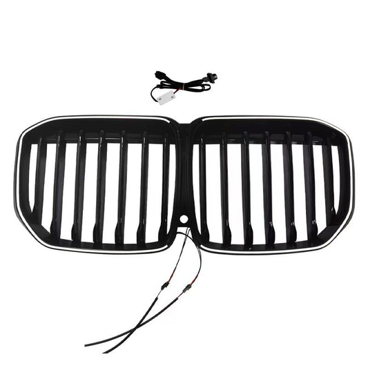 LED Illuminated Single-Slat Front Grille for BMW X7 G07 (alternate view 2)