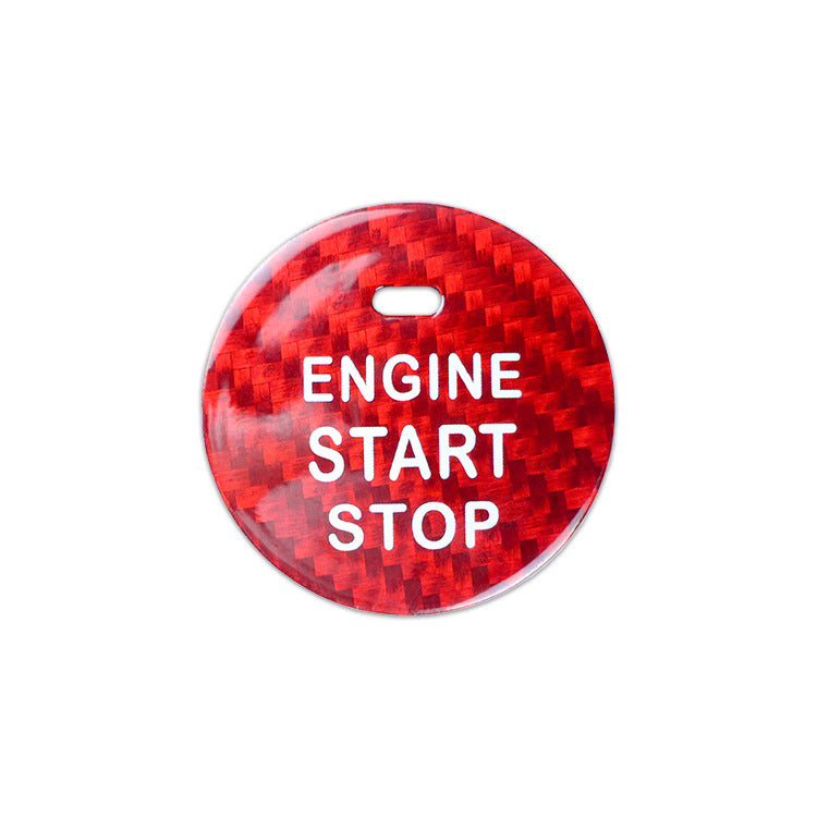 Carbon Fiber Ignition Push-Start Button Trim for Subaru WRX