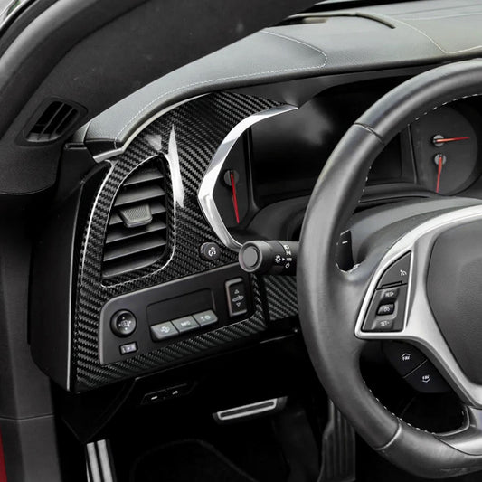 Real Carbon Fiber Air Vent Frame Trim for Corvette C7 (2014 - 2019)