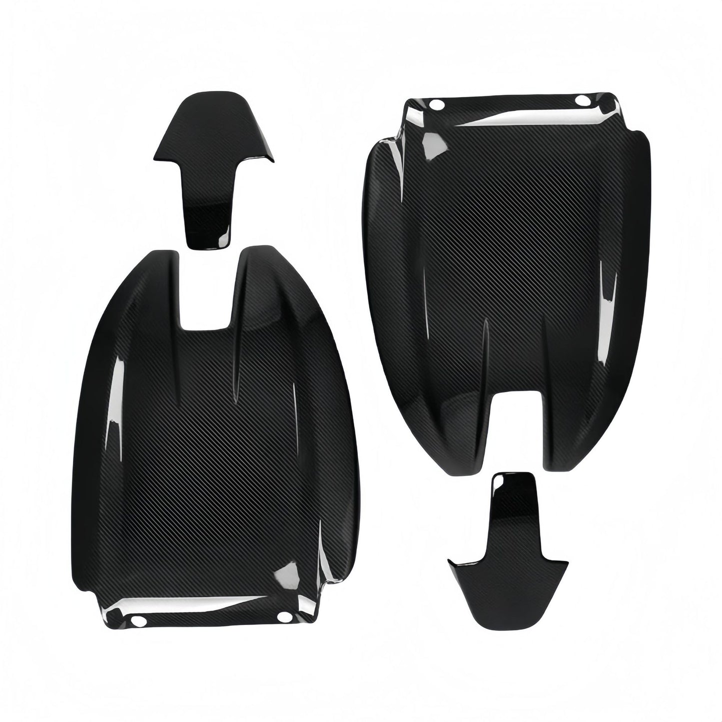 3×3 3K Twill Weave Dry Carbon Fiber Seat Back Panel Cover for G80 M3 & G82 M4 2020 - 2026