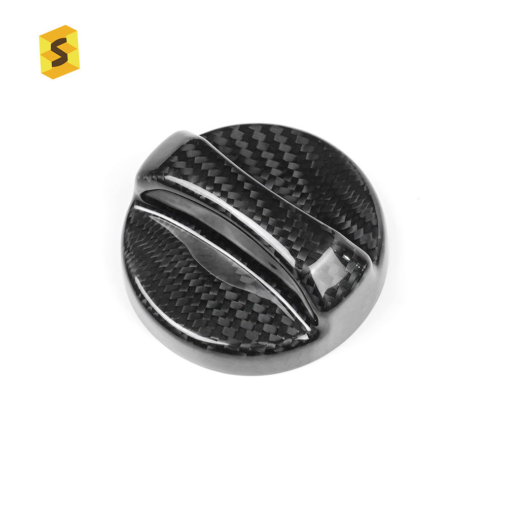 Real Dry Carbon Fiber Inner Fuel Filler Cap Cover for Chevrolet Camaro (2010 - 2015)