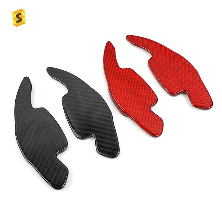 Carbon Fiber Steering Wheel Shift Paddle Cover for Audi A3 / A3L / A8 / S4