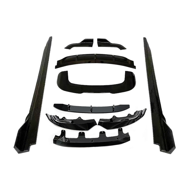 Blacked-Out 4-Section Front Lip Spoiler for BMW X5 F15 (2014 - 2018)