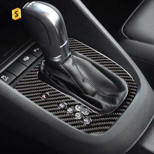Carbon Fiber Gear & Multimedia Panel Trim for Volkswagen Golf 6