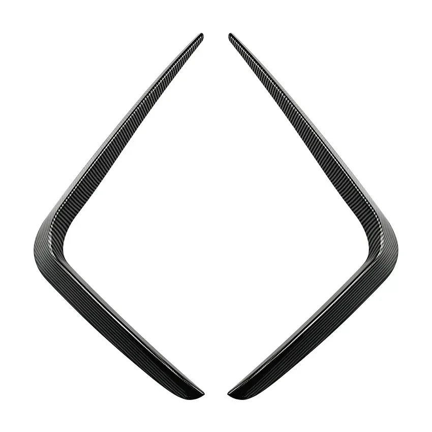 Car Styling Front Bumper Splitter Both Side Canards Decoration Cover Trim For BMW 4 Series G22 G23 M Sport 2020+ Accessories