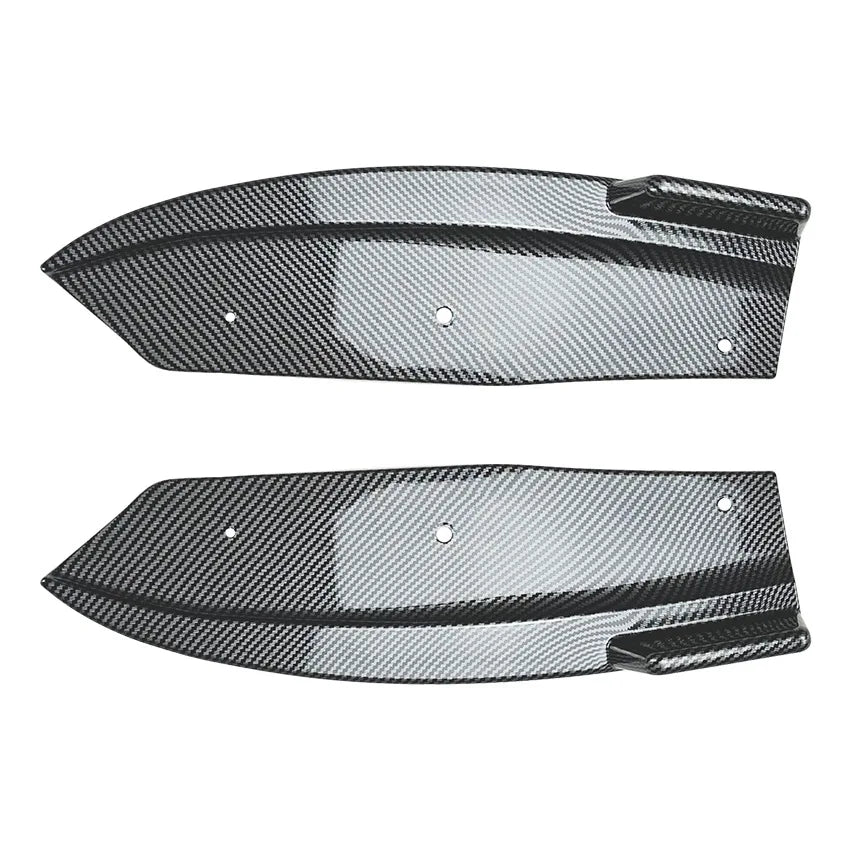 2 Pcs Rear Bumper Canard Lip Splitter Side Vent Kit For BMW X4 G02 M Sport 2018-2021 Black Diffuser Splitters Car Accessories