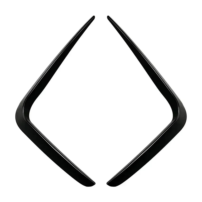 Car Styling Front Bumper Splitter Both Side Canards Decoration Cover Trim For BMW 4 Series G22 G23 M Sport 2020+ Accessories