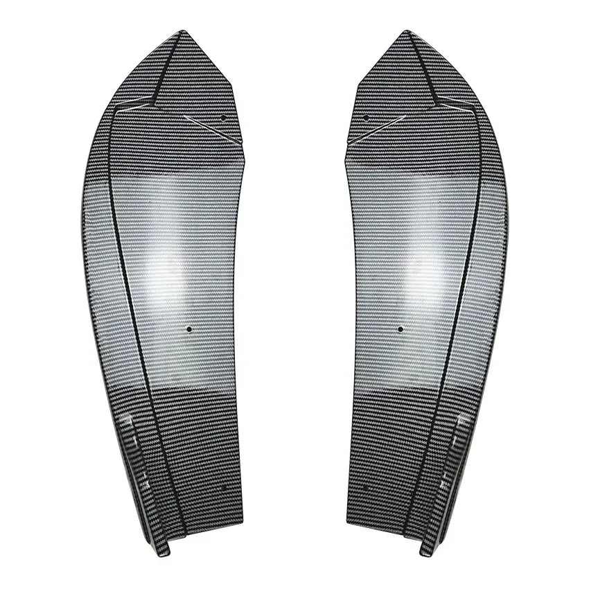 2 Pcs Carbon Look Rear Bumper Canard Lip Splitter Side Vent Body Kit for BMW X4 G02 LCI M Sport 2022+ Canards Car Accessories