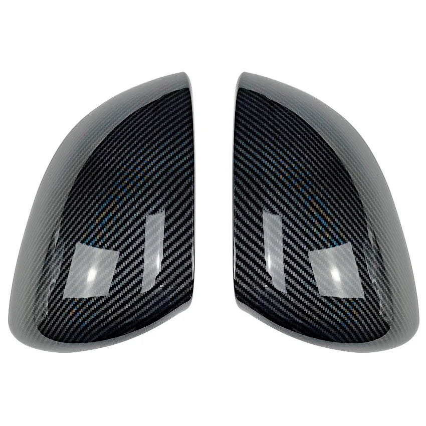 2 Pcs Rear View Side Car Mirror Cover for Mercedes Benz C Class W206 C200 C260 C300 2022+ Car Rearview Mirror Carbon Fiber Black