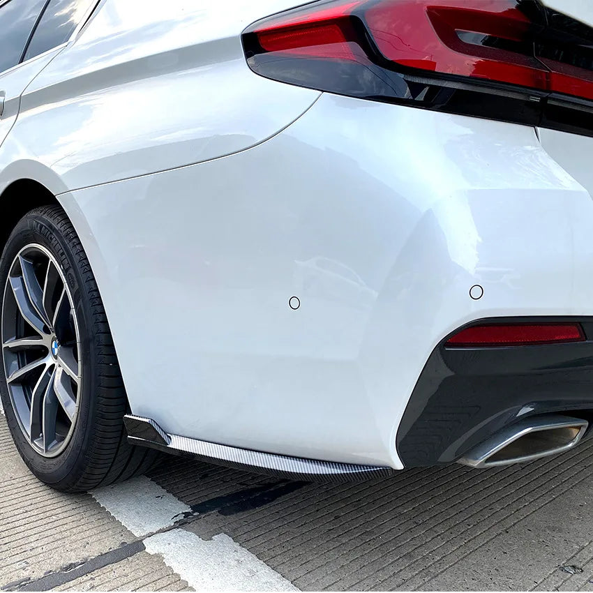 Rear Bumper Canard Side Splitters Diffuser Side Spoiler Cover for BMW 5 Series G30 M-Tech 525i 530i 540i 2017+ Car Accessories