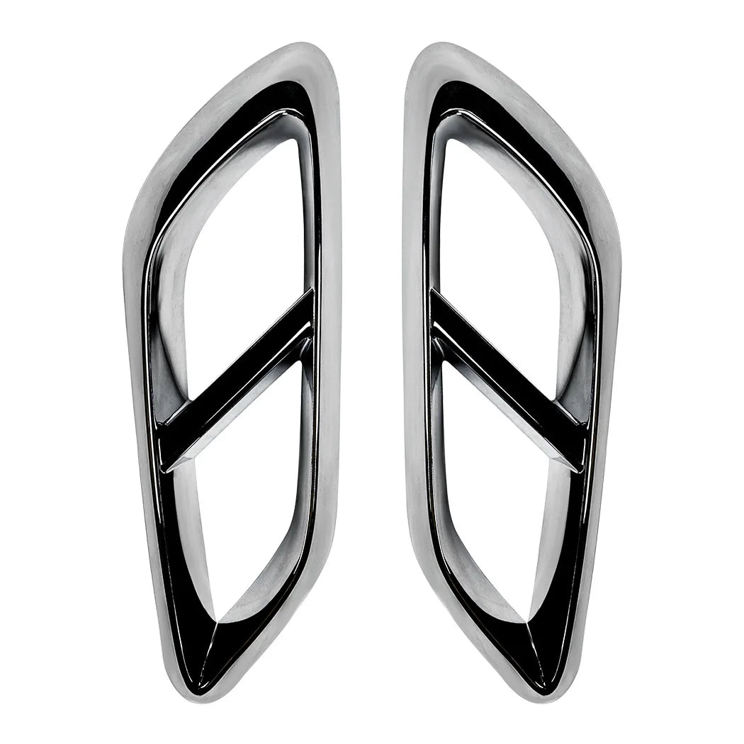 Car Rear Exhaust Tailpipe Frame for Mercedes Benz E-Class W214 2024+ E260 300 AMG Muffler Throat Pipe Trim Cover Stainless Steel