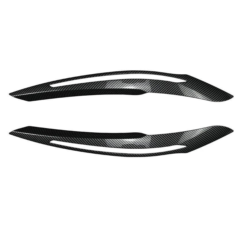 1 Pair Car Front Headlight Eyelid Eyebrow Trims Eyelash for BMW 1 Series F20 F21 Pre-facelift 2011-2014 Lids ABS Accessories