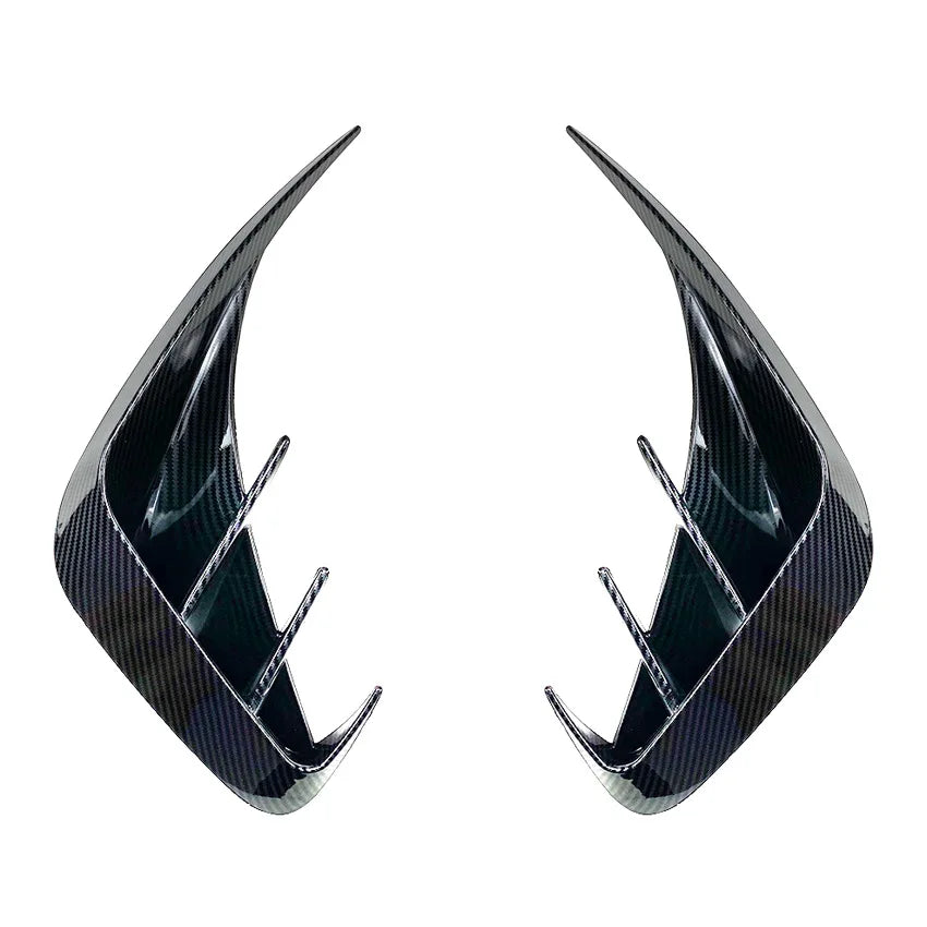 2 PCS Rear Bumper Canard Lip Body Kit Spoiler Splitter For BMW 3 Series G20 M Sport 320i 330i 2019-2022 Black Car Accessories