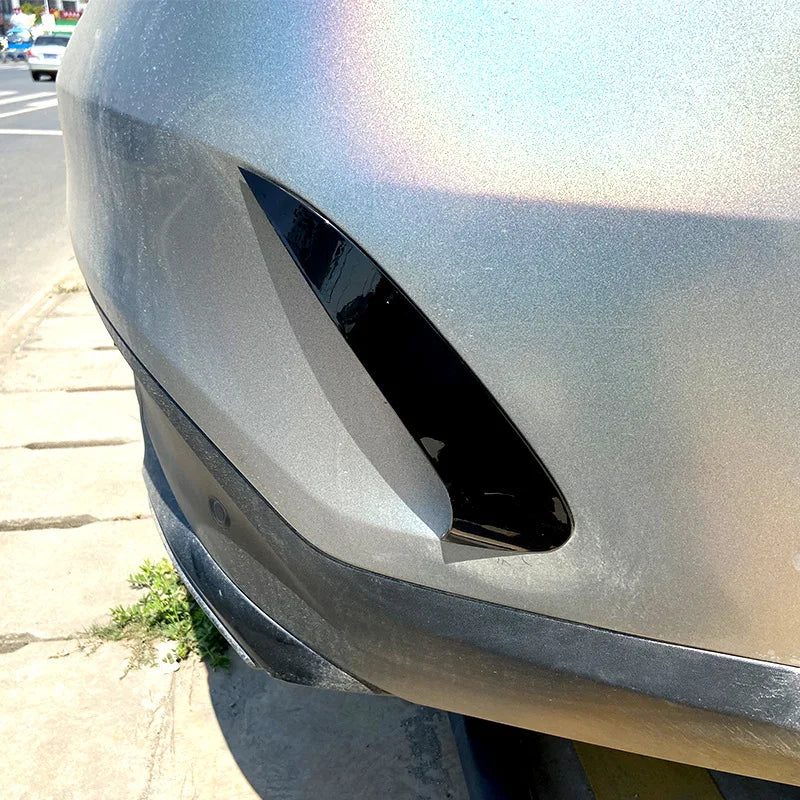 2 Pcs Car Rear Bumper Lip Sport Diffuser Splitter for Mercedes Benz GLE Coupe C292 2015-2018 Back Spoiler Tail Wing Trunk Lip