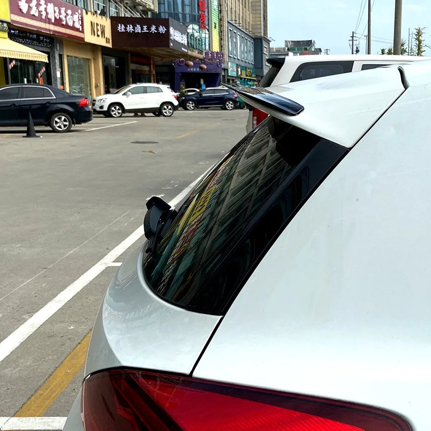 Glossy Black Rear Trunk Spoiler Wing Tail For VW Volkswagen Scirocco R GTS 2015-2018 MAX Plastic Boot Lip Wings Car Accessories