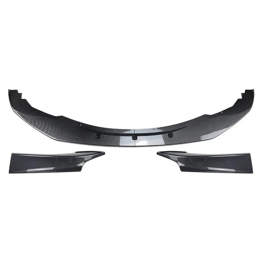 Car Splitter Front Bumper Lip Spoiler Body Kit for BMW 1 Series F20 F21 Pre-Facelift M Sport Style 2012-2014 Canard Cover Trim