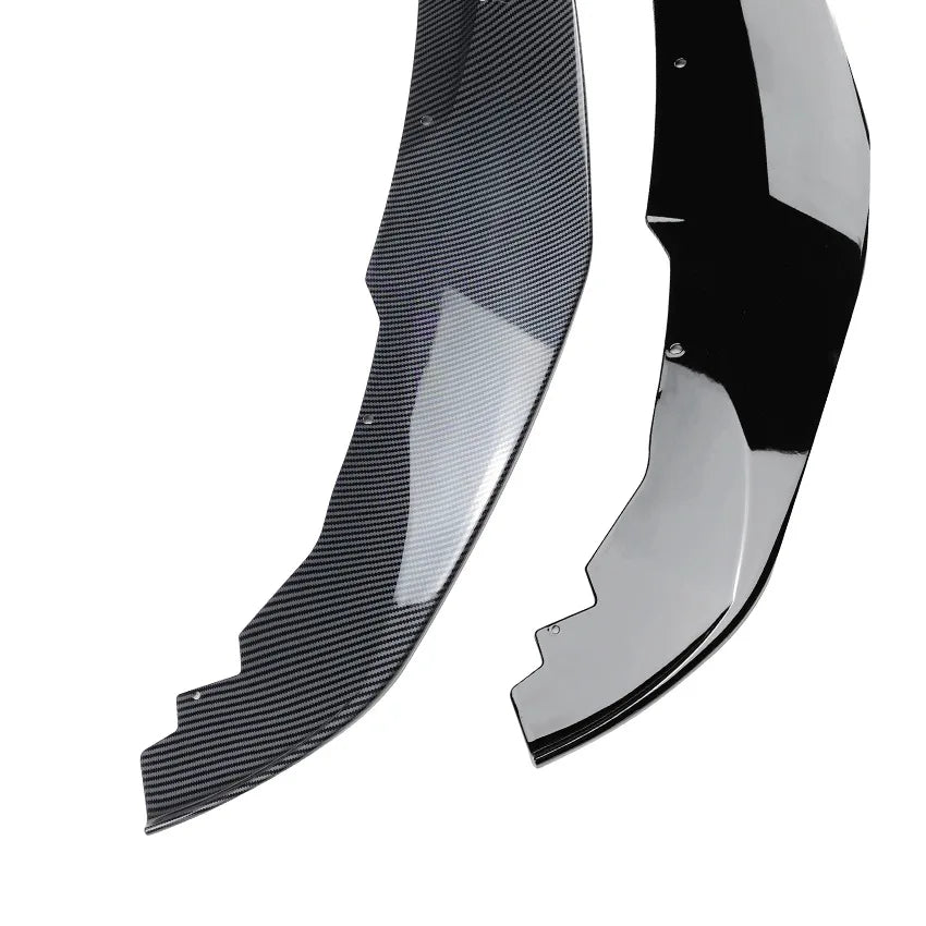 Car Splitter Front Bumper Lip Spoiler Body Kit for BMW 1 Series F20 F21 Pre-Facelift M Sport Style 2012-2014 Canard Cover Trim