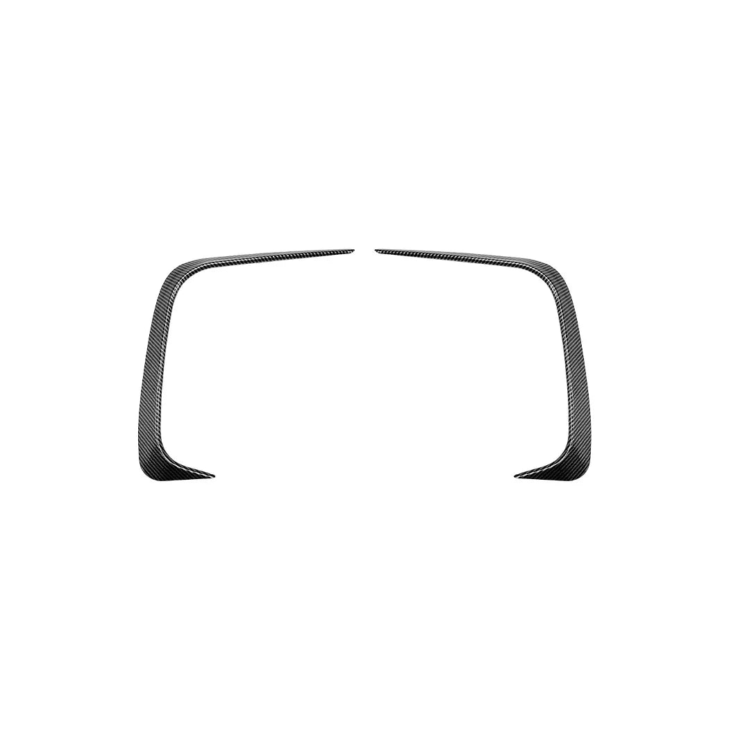 2 PCS for Volkswagen VW Tiguan MK3 Standard Version Front Bumper Canards Splitters Car Stickers ABS Glossy Black ABS Styling