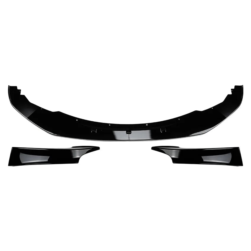 Car Splitter Front Bumper Lip Spoiler Body Kit for BMW 1 Series F20 F21 Pre-Facelift M Sport Style 2012-2014 Canard Cover Trim