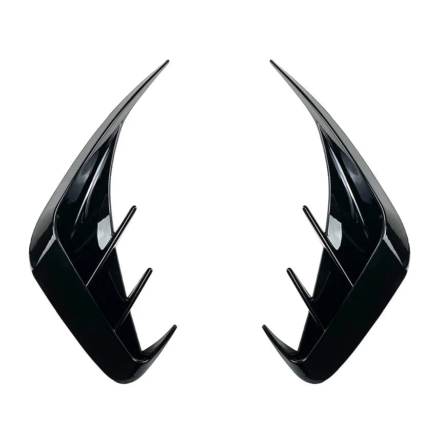 2 PCS Rear Bumper Canard Lip Body Kit Spoiler Splitter For BMW 3 Series G20 M Sport 320i 330i 2019-2022 Black Car Accessories