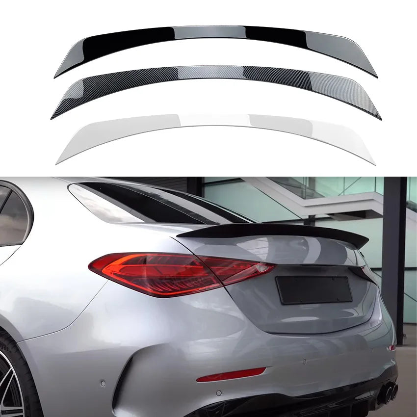 Rear Spoiler For Mercedes C Class W206 C200 C260 C300 C63 AMG 2022+ Car Rear Roof Trunk Spoiler Rear Wing Lip Trim Splitter