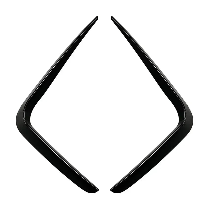 Both Side Canards Decoration Cover Trim Front Bumper Splitter for BMW 4 Series G26 M Sport 2020+ Accessories Car Styling