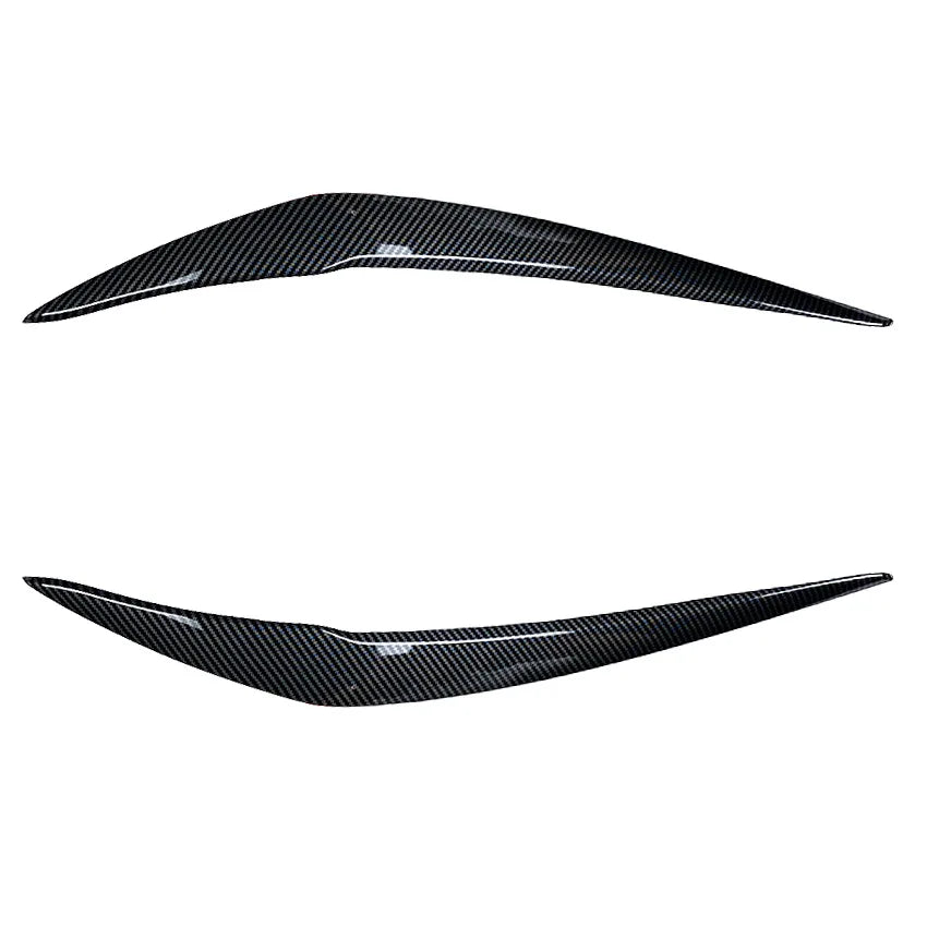 2pcs ABS Evil Headlight Eyebrows Eyelid Angle Eye For BMW 1 Series F20 Facelift 118i 120i 2015-2019 Car Front Eyelids Stickers