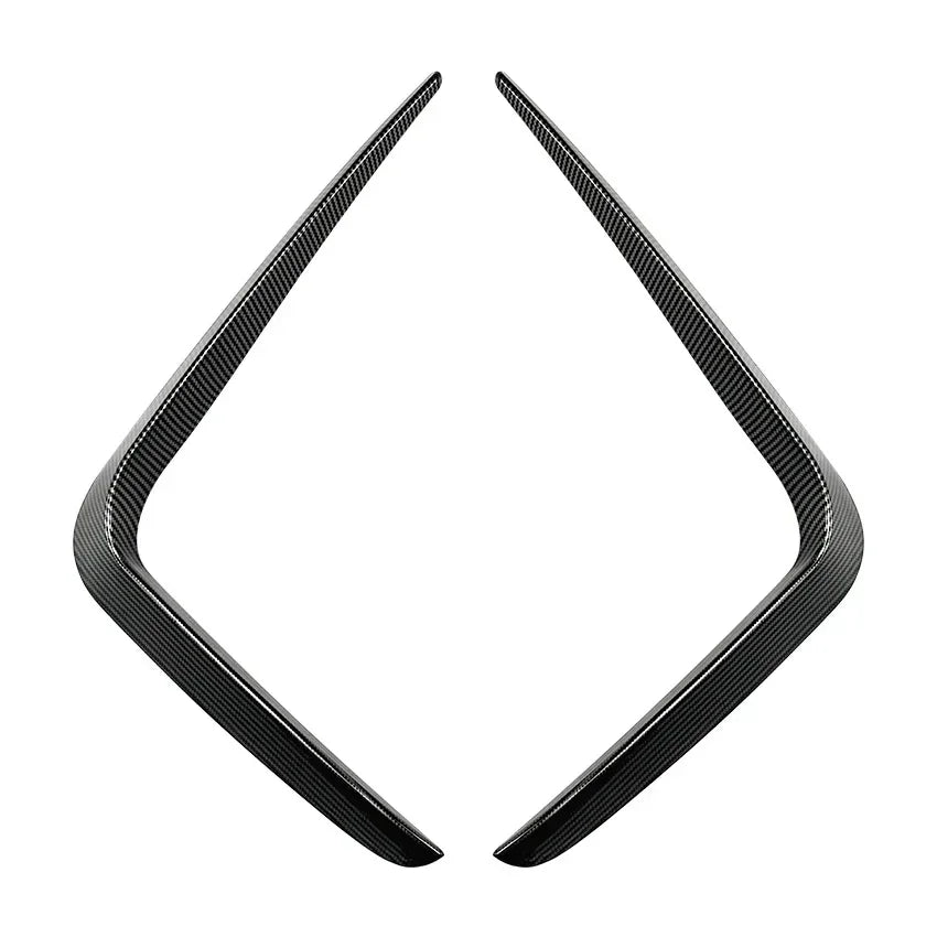 Both Side Canards Decoration Cover Trim Front Bumper Splitter for BMW 4 Series G26 M Sport 2020+ Accessories Car Styling