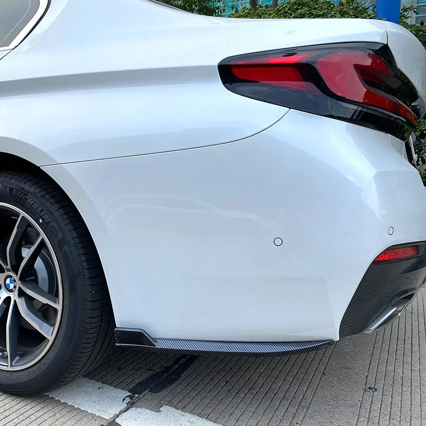 Rear Bumper Canard Side Splitters Diffuser Side Spoiler Cover for BMW 5 Series G30 M-Tech 525i 530i 540i 2017+ Car Accessories