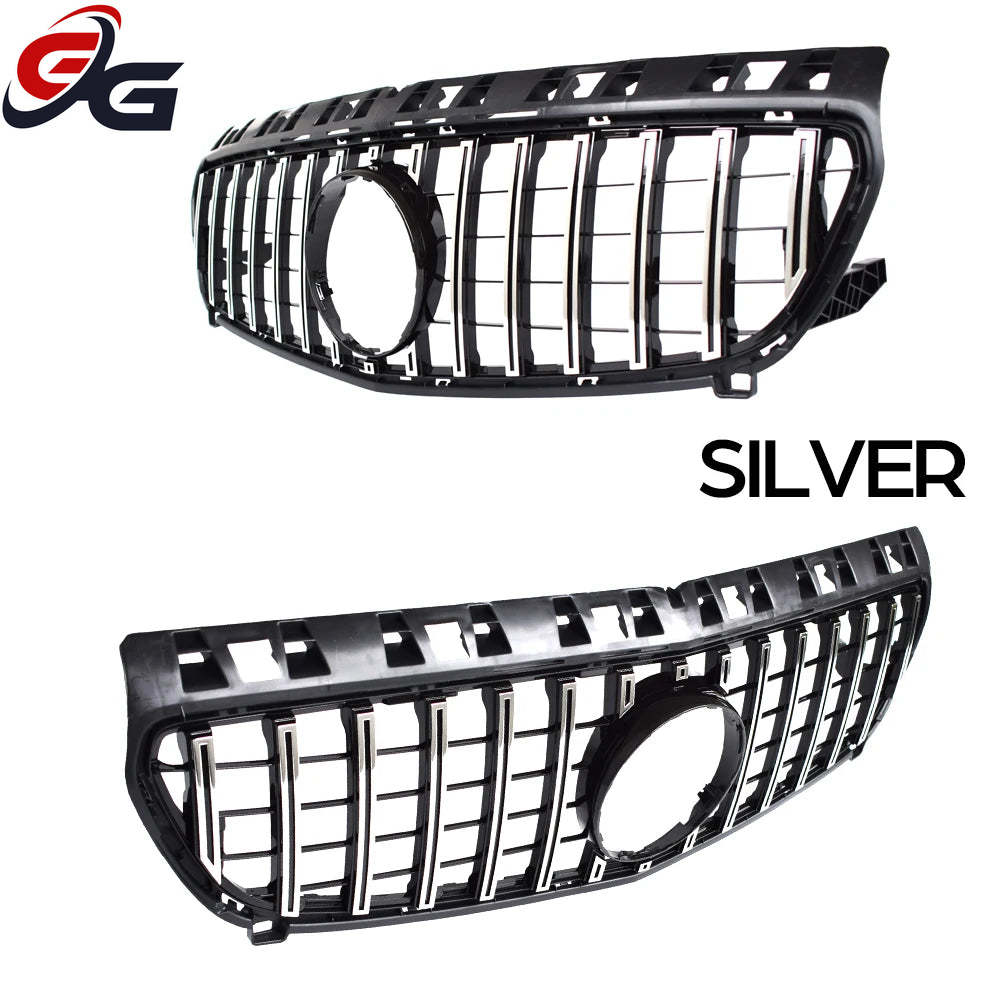 W176 Front GTR Grille Pre-facelift for 2013 - 2015 Mercedes A Class Hatchback A180 A200 A220 A250 Except for A45 AMG Grills