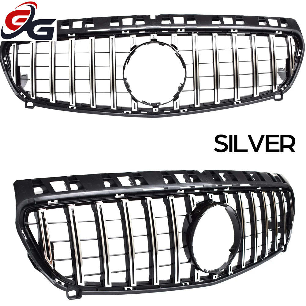 W176 Front GTR Grille Pre-facelift for 2013 - 2015 Mercedes A Class Hatchback A180 A200 A220 A250 Except for A45 AMG Grills