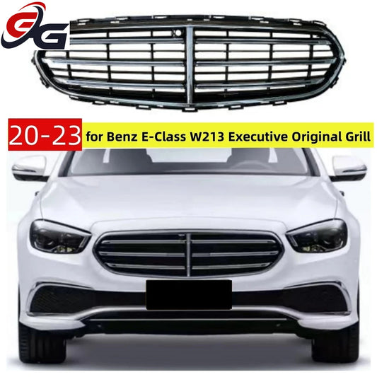 Front Bumper Grille Grill for New Mercedes Benz E-Class Executive Original Racing Grills W213 2020-2023 Car Accessories Styling