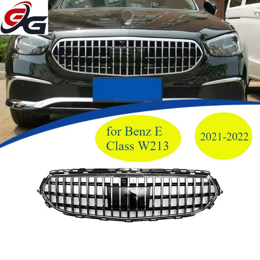 Front Bumper Grille Grill for Mercedes Benz E-Class W213 2021-2022 Standing Administrative Version Maybach Model Racing Grills