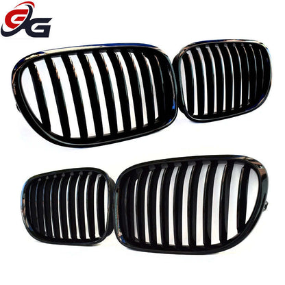 Car Grilles Front Bumper Kidney Grill Mesh for BMW 7 Series F01 F02 F03 F04 730Li 740Li 750Li 760Li 2009 - 2015 Black Grille