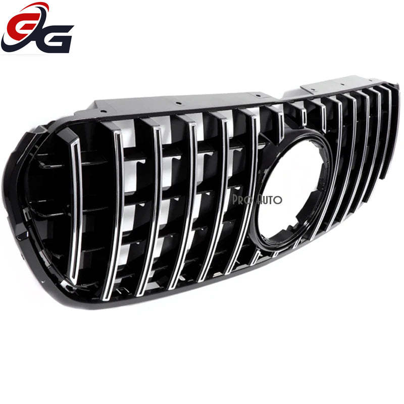 W407 Grills GTR Style Front Bumper Grill for Mercedes X Class 2017-2020 X220d X250d X350d Radiator Grille Mesh Grid Accessories