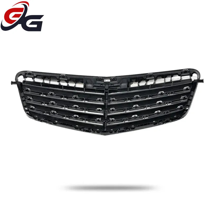 Front Bumper Grille Silver Grill for Mercedes Benz E Class W212  E200L Old Style Three Horizontal Model Styling Car Accessories