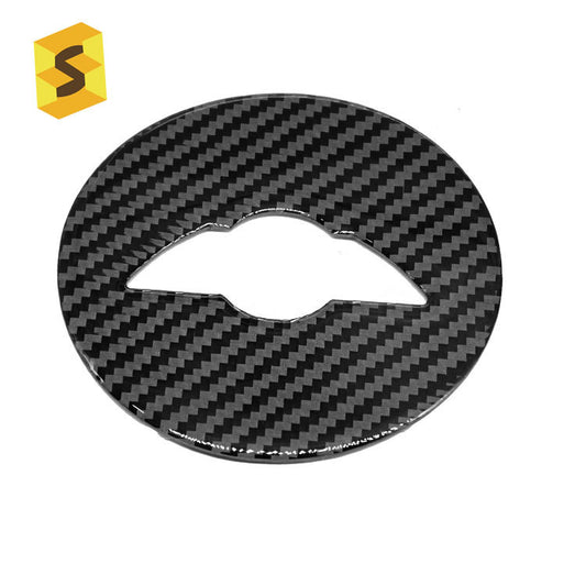 Real Carbon Fiber Steering Wheel Trim for MINI
