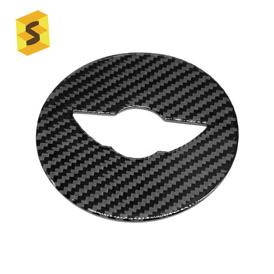 Real Carbon Fiber Steering Wheel Trim for MINI