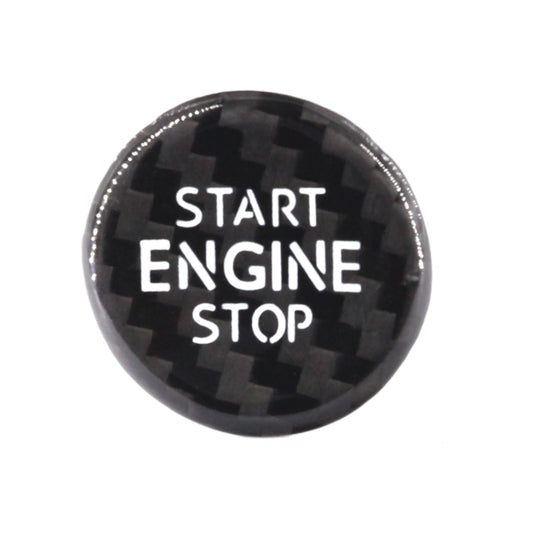 Real Carbon Fiber Push-Start Button Trim for Volkswagen Tiguan L