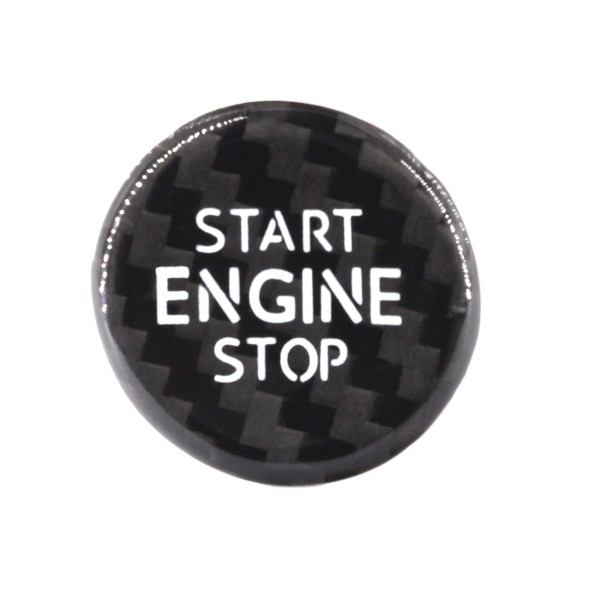 Real Carbon Fiber Push-Start Button Trim for Volkswagen Tiguan L